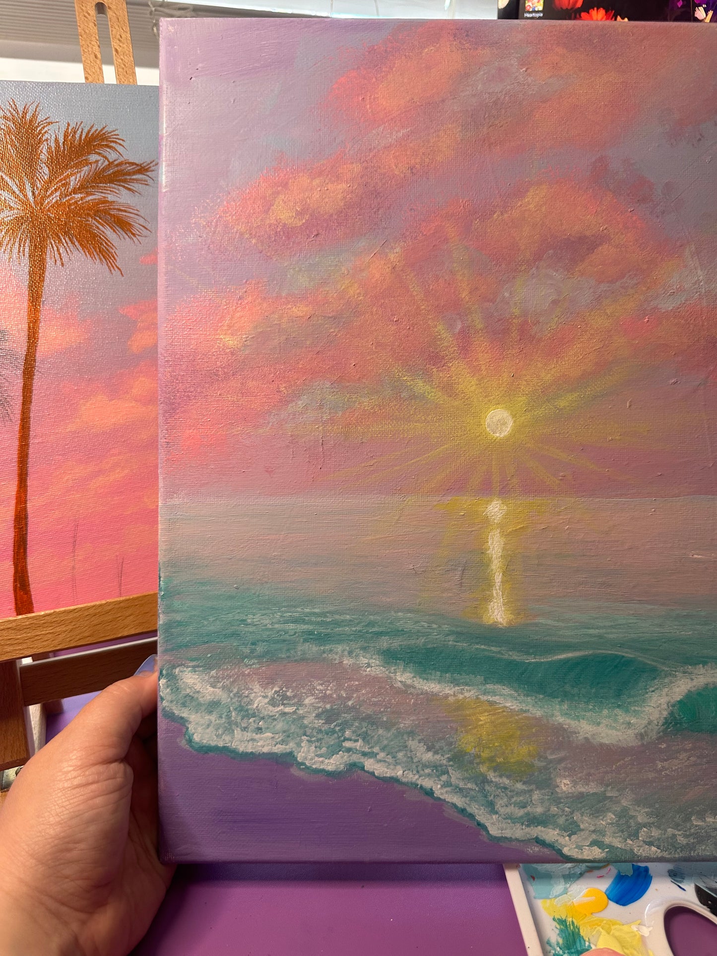 Sunspill- Original Hand Painted Canvas 11x14