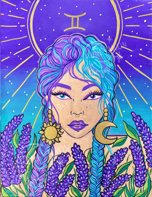 Gemini Goddess Print
