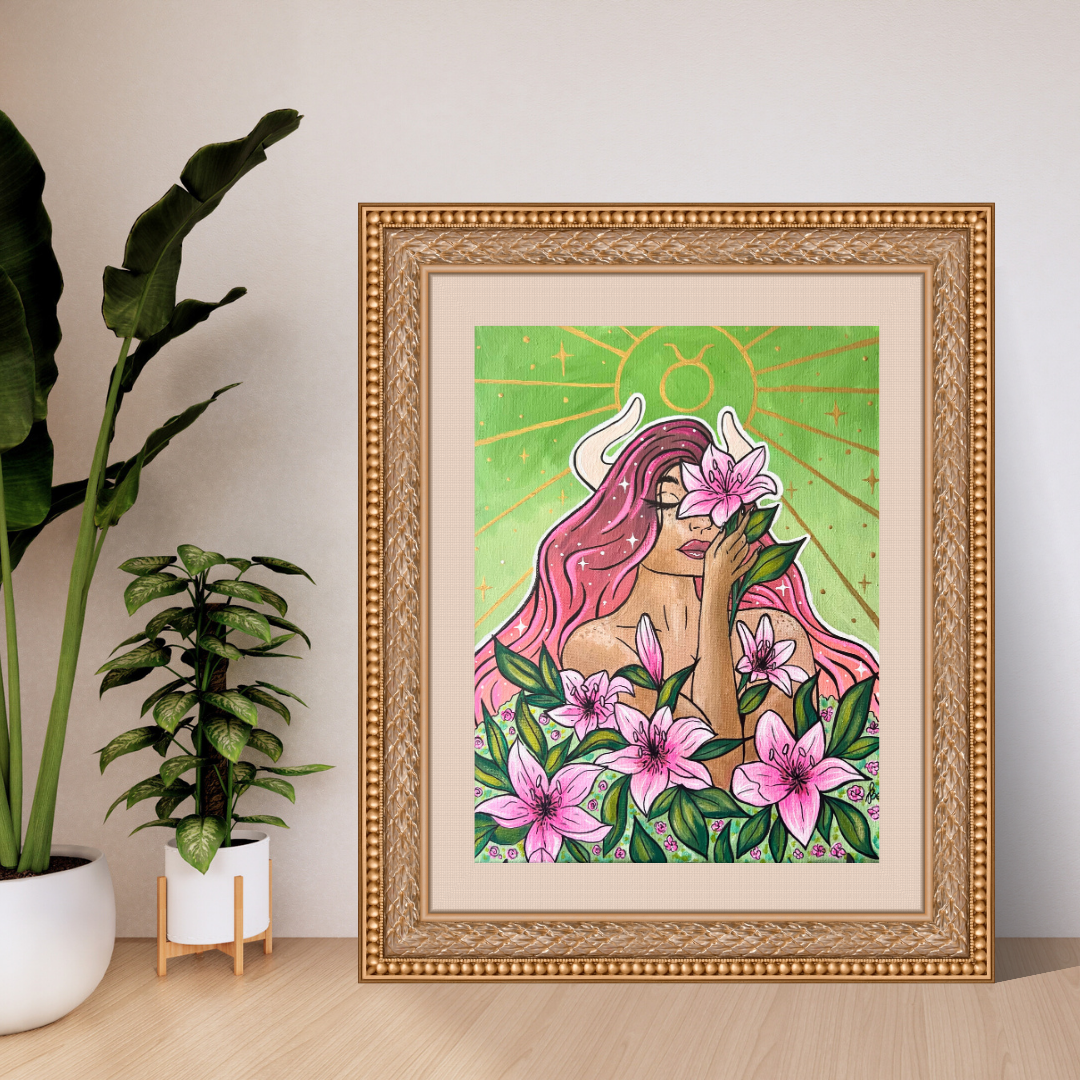 Taurus Goddess Print