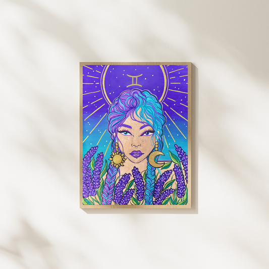 Gemini Goddess Print