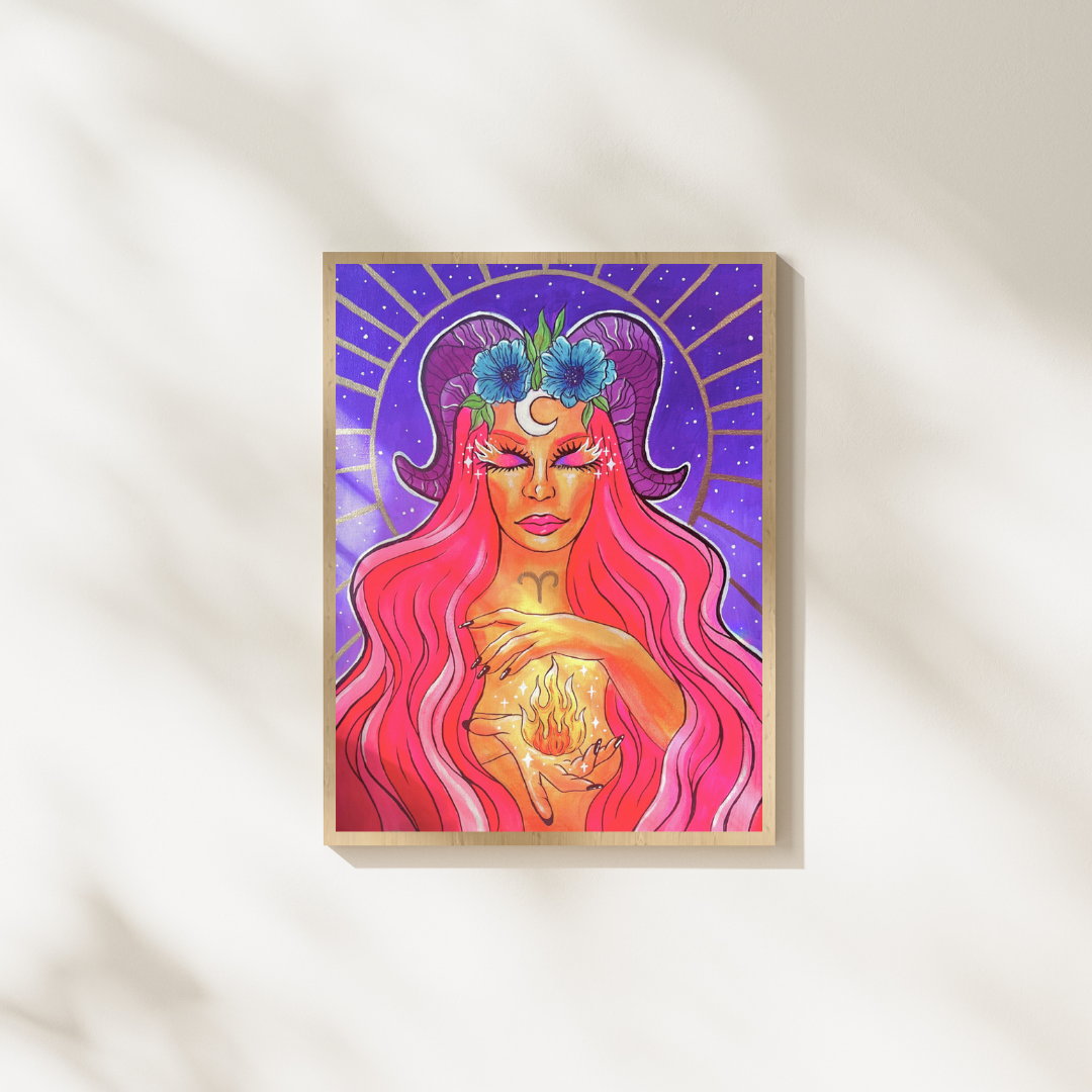 Aries Goddess Print
