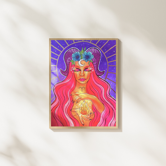 Aries Goddess Print