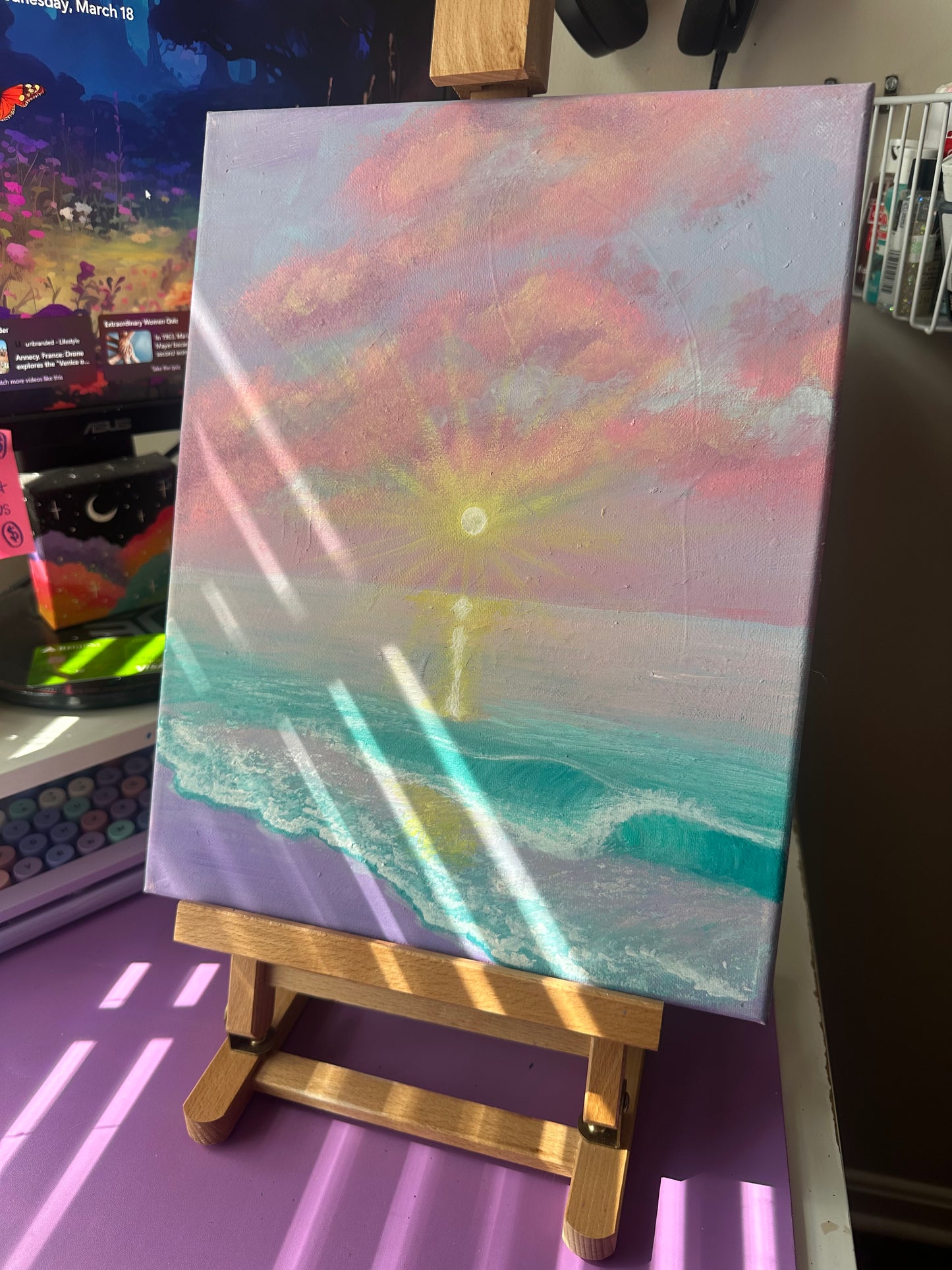 Sunspill- Original Hand Painted Canvas 11x14