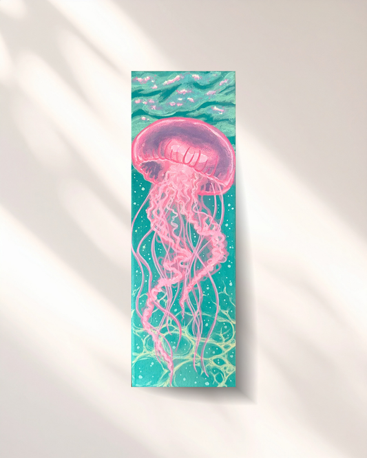 Takin’ on the Jellies-Original Handpainted Canvas 4x12
